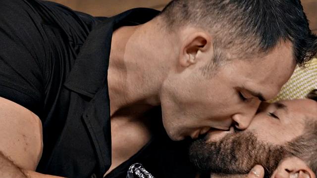 Piercedtitted jock barebacking muscular BF in tight ass