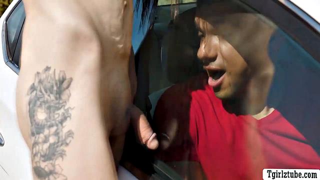 Giving my handsome customer an extra anal service