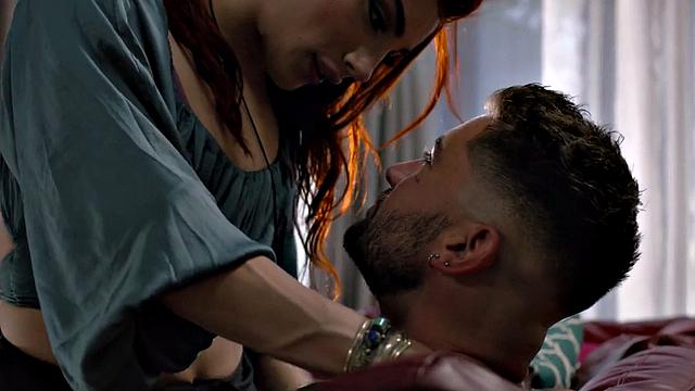 Ginger transgender gets anal hole fucked by nice male dick