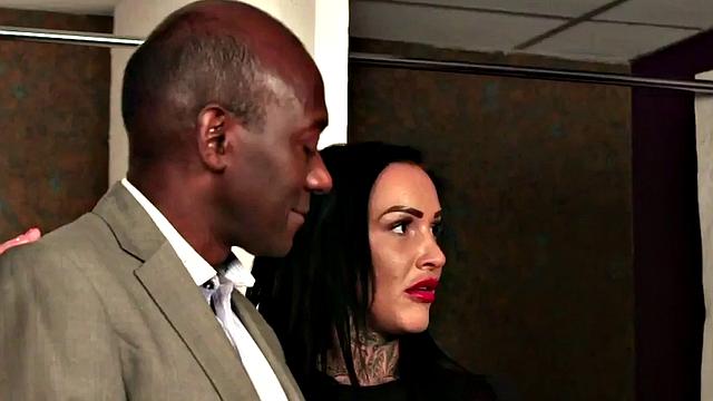 CFNM dommes sucking and wanking in interracial group