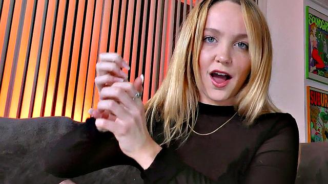 21yo amateur deepthroating POV doggystyled by BF's cock