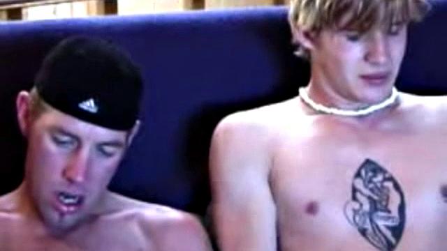 Christian and Sean take turns sucking cock