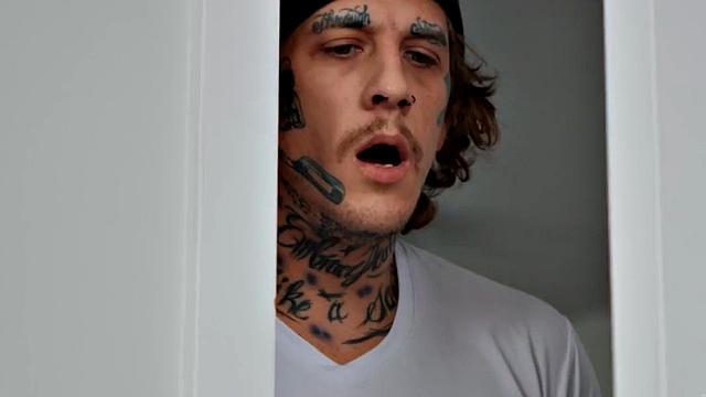 Busty ginger babe barebacked while jerking off