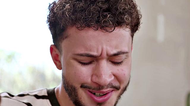 OUT OF THE FAMILY - Naughty MILF Gets Her Big Titties Covered In Cum By Her Stepson