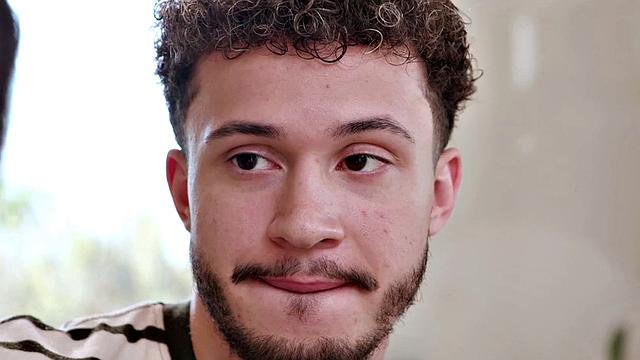 OUT OF THE FAMILY - Naughty MILF Gets Her Big Titties Covered In Cum By Her Stepson