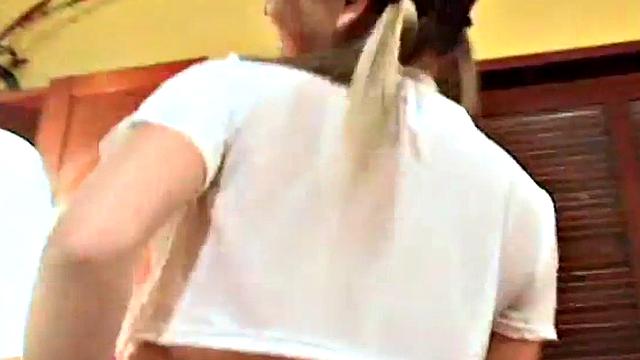 Horny amateur rubbing