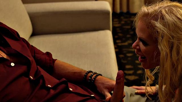 Russian pornstar Casca Akashova roleplays with fan