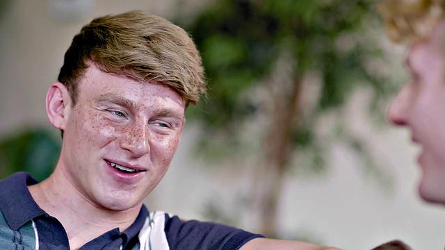 HETEROFLEXIBLE - Redhead Jock Eric Passionately Fucks New Lonelu Twink Neighbor Max Lorde