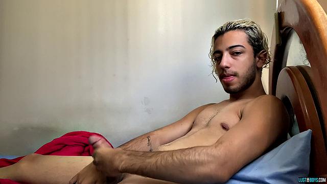 Jerking Off Henry Lynes' Big Uncut Dick
