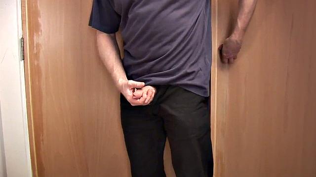 CFNM amateur 21yo in uniform fucked at home