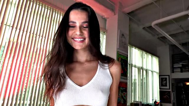 Deepthroating 21yo amateur sucks cock and talks dirty