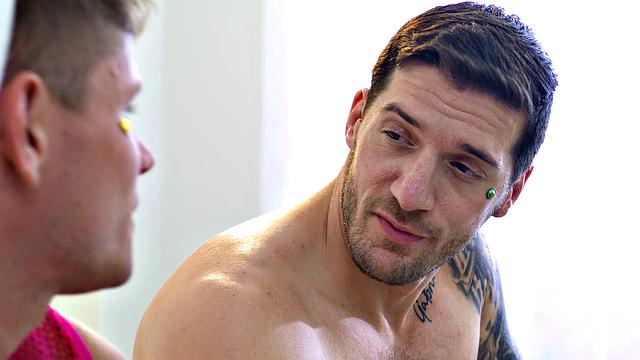 Experienced Twink Walks Muscle Hunk Through His First Pride Fest - Dylan Hayes, Ty Roderick - DisruptiveFilms