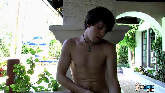 Cum-Covered Feet After Jerking Off - Jordan Long