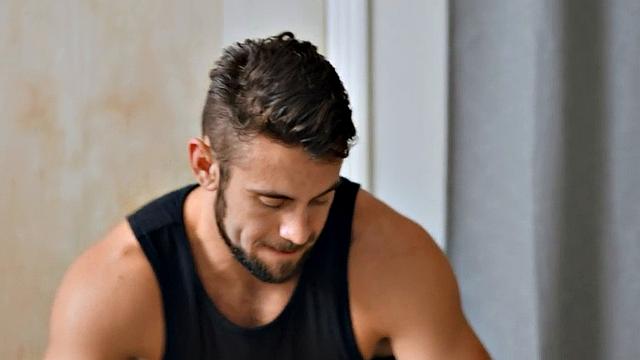 Shemale busty MILF bareback banged by on the couch