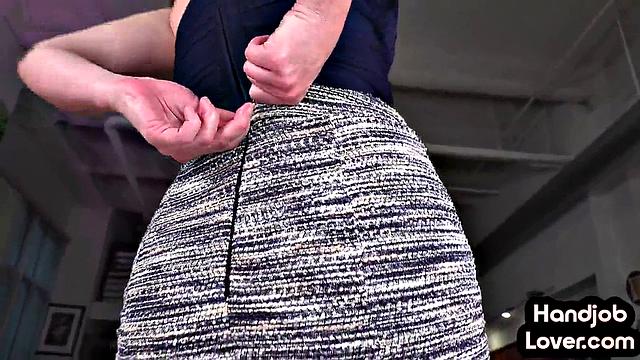 loving babes tugging cock for BFF trio