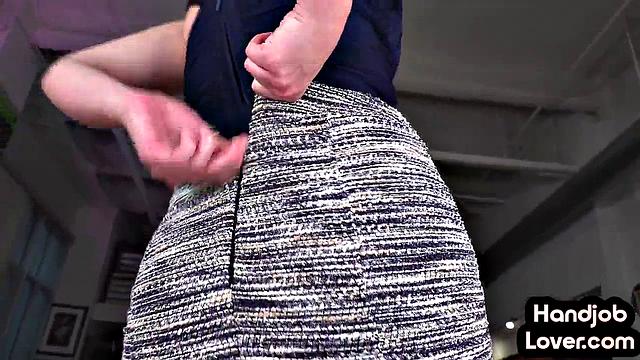 loving babes tugging cock for BFF trio