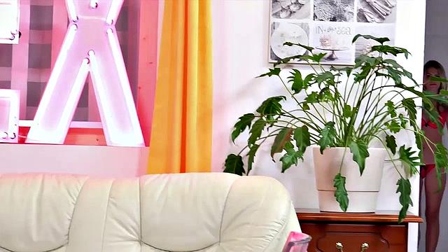 Filthy blonde DRENCHED in golden pee - Piss Sex