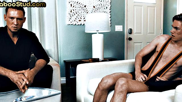 Taboo stud fucked by stepbrother in tiny asshole