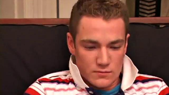 Brayden is a simple looking boy next door type, who gets comfy while watching some porn to get things going. Stripped naked, he strokes hard and soon pops his cum load for our viewing enjoyment.