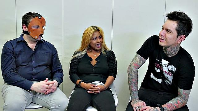 Bound slut gets rimmed