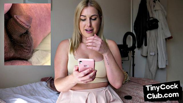 Busty college slut teasing teacher and humiliates small cock