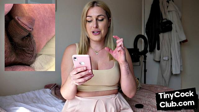 Busty college slut teasing teacher and humiliates small cock