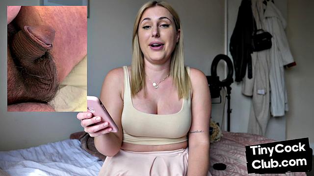 Busty college slut teasing teacher and humiliates small cock