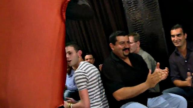 Greedy party amateurs caught sucking cocks