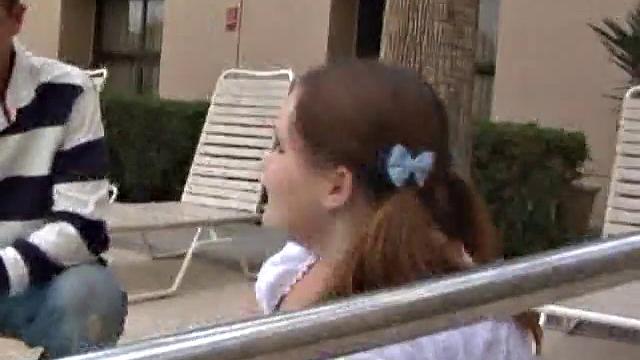 Cute BBW Sheena Swallowing Cock