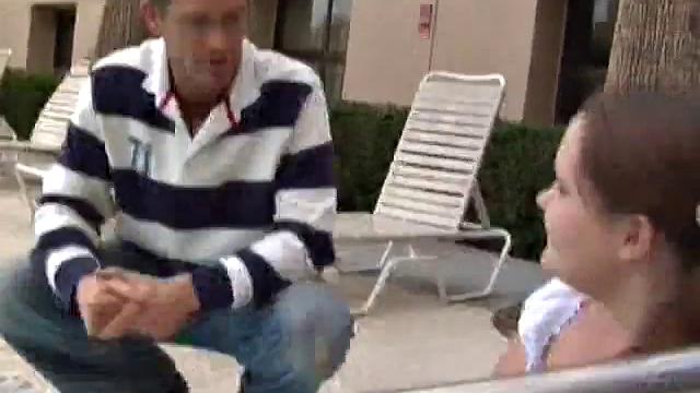 Cute BBW Sheena Swallowing Cock