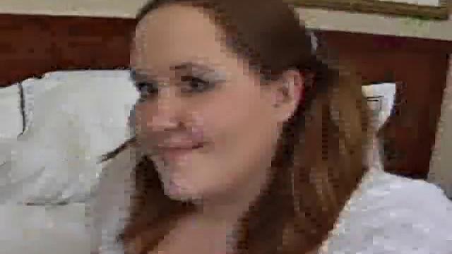 Cute BBW Sheena Swallowing Cock