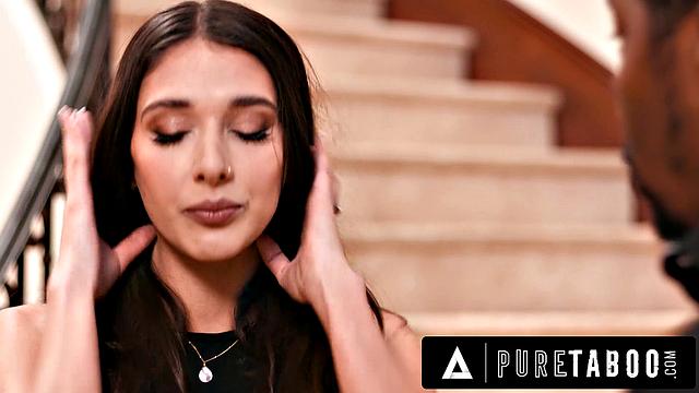 PURE TABOO Grieving Man Shocked As Mistress Aria Sloane Shows Up & Wants To Go To The Funeral