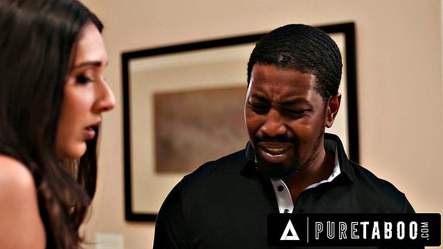 PURE TABOO Grieving Man Shocked As Mistress Aria Sloane Shows Up & Wants To Go To The Funeral