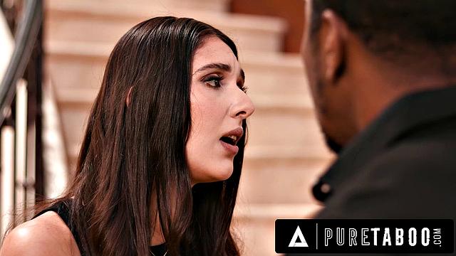 PURE TABOO Grieving Man Shocked As Mistress Aria Sloane Shows Up & Wants To Go To The Funeral