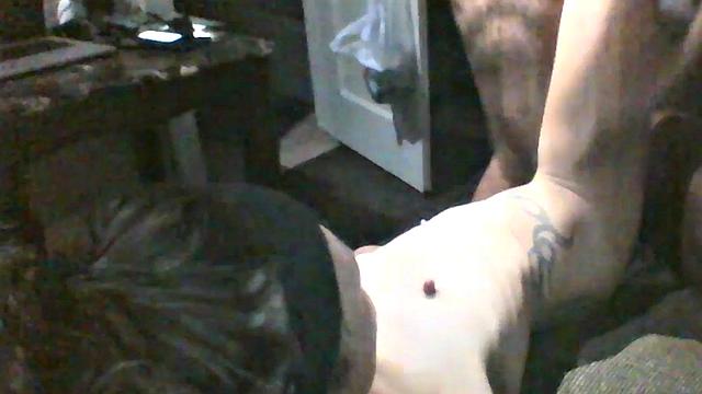 Mature Texas Thot takes on two big cocks in front and back - Interracial Creampies!