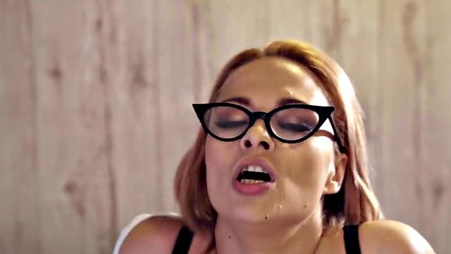 Busty teacher gets licked and pussydrilled by stud