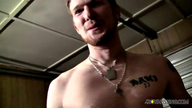 Cowboys Ty &amp;amp;amp; Lee Pissing In the Garage! - Ty Frost &amp;amp;amp; Lee Barstow