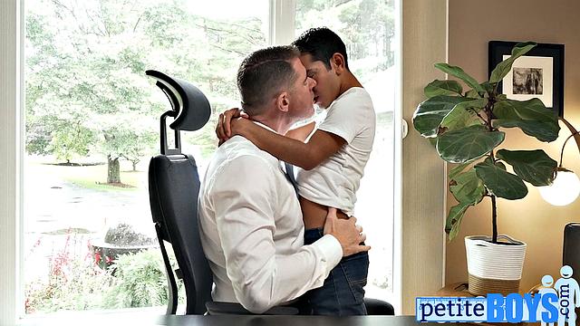 Petite twink doggy by horny zaddy