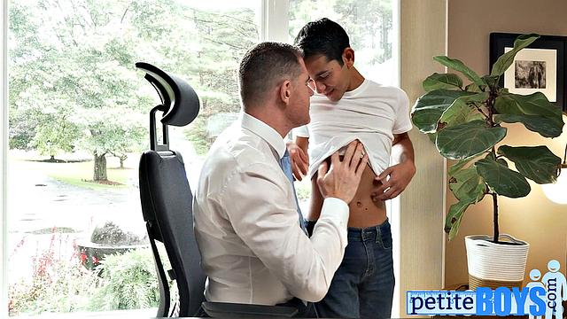 Petite twink doggy by horny zaddy