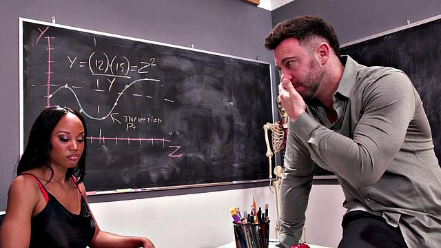 DEVILS FILM - Hot Threesome With Two Naughty Teachers And Cute Teen Madi Collins