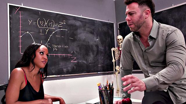 DEVILS FILM - Hot Threesome With Two Naughty Teachers And Cute Teen Madi Collins