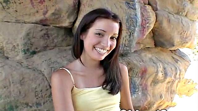 Chloe 18 masturbates solo