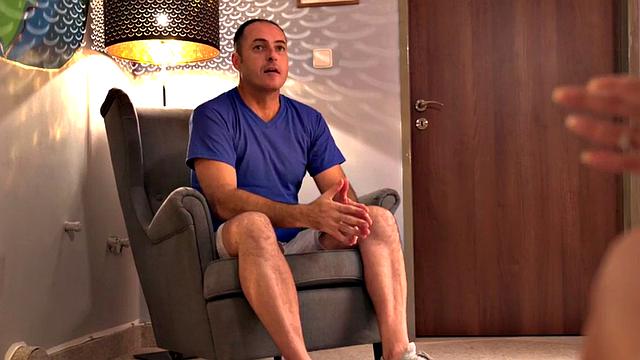 Hostel blonde gets pussy fucked in cowgirl position before anal sex