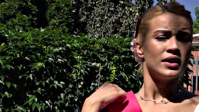 Hostel blonde gets pussy fucked in cowgirl position before anal sex