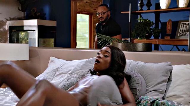 ADULT TIME - Bored Housewife Ana Foxxx CAUGHT Pillow Humping And Fucked By Hubby!