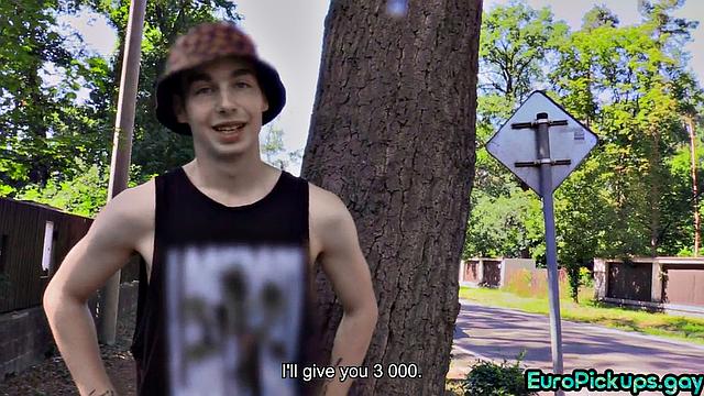 Petite dude assfucked by stranger