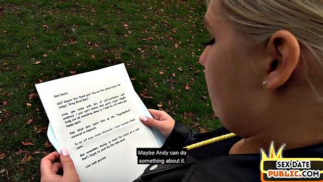 Picked amateur cutie gives blowjob