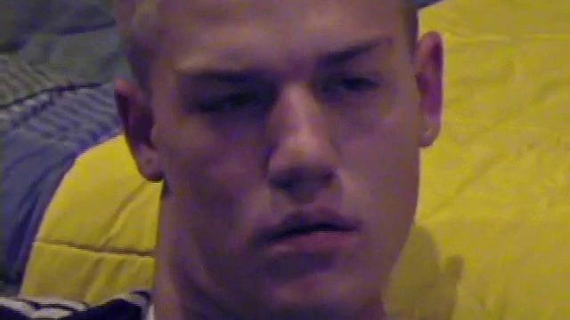 Lance pops in a porn video and pulls out his hard cock. He starts a long stroke show, getting himself close to cumming several times. Once past the point of no return, he pumps out a warm cum load onto his tummy.