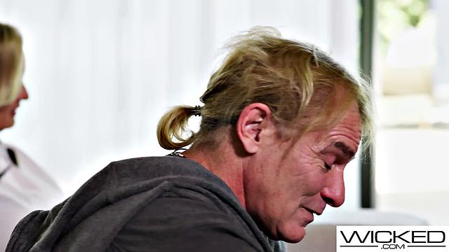 Wicked - Blonde & Brunette Threesome Fucked Hard