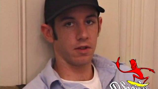 After Tag returns from skateboarding, he decides to jack off. This self-sucking skater boy bends over and licks the head of his cock to get a taste of his pre-cum. Then, after stroking with determination, Tag busts a warm cum load onto his face.